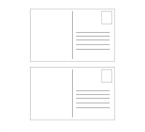 free postcard template for kids